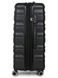 Чемодан Франция гигант XL чёрный 86х55х32+5см/150л/5.4кг/Worldline 628 628-32 black фото 8