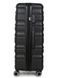 Чемодан Франция гигант XL чёрный 86х55х32+5см/150л/5.4кг/Worldline 628 628-32 black фото 4