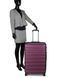Чемодан Франция большой L фиолет 75х52х31+5см/115л/4.3кг/Worldline 805 805-28 purple фото 10