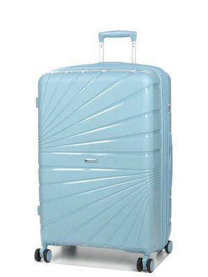 Чемодан большой L полипропилен синий 75х48х31+5/108л/4.3кгWorldline287 287-28 blue фото