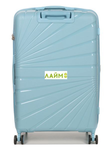 Валіза велика L поліпропілен синя 75х48х31+5/108л/4.3кг/Worldline 287 287-28 blue фото