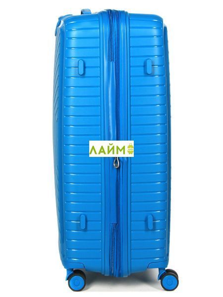 Чемодан большой L полипропилен голубой 77х53х32+5см/133л/4.4кг/Snowbal 20103-28 light blue фото