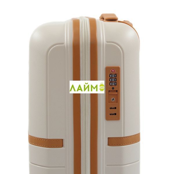 Валіза мала S поліпропілен біла 55х38х22см/40л/2.6кг/Snowball 49403 49403-20 milky фото