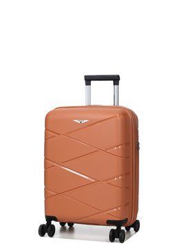 Валіза мала S поліпропілен оранж 55х38х24(+5)см/49л/3кг/Worldline 289 289-20 orange фото