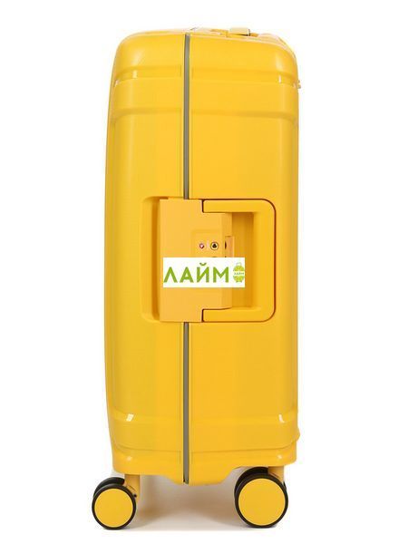 Чемодан малый S полипропилен жёлтый 55х36х21см/33л/3.45кг/Airtex 645 645-20 yellow фото