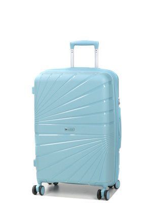 Чемодан средний М полипропилен синий 65х43х27+5/72л/3.5кг/Worldline287 287-24 blue фото