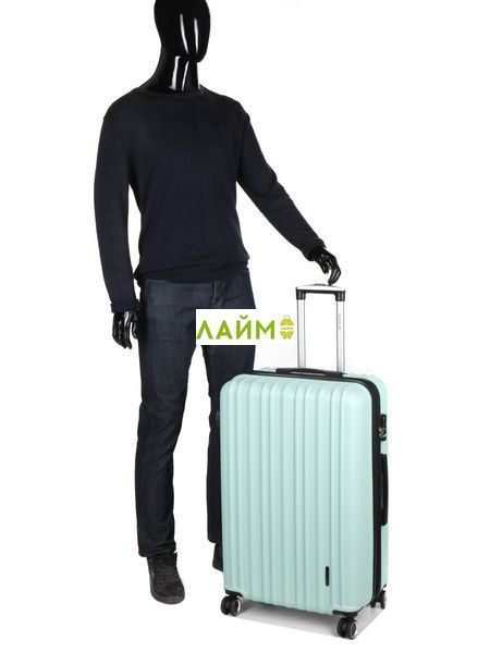 Валіза Франція велика L м'ятна 76х49х31+5/110л/4.3кг/Worldline 623 623-28 green фото