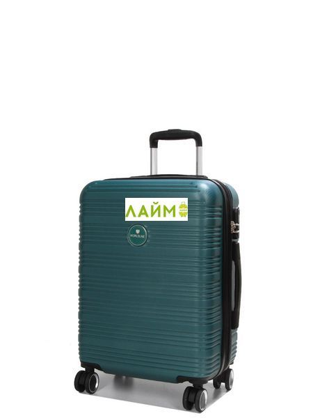 Валіза ручна поклажа XS зелена 45х35х20+5см/30л/2.5кг/Worldline 805 805-18 green фото