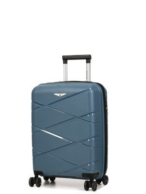 Чемодан малый S полипропилен синий 55х38х24+5см/49л/3кг/Worldline 289 289-20 blue фото