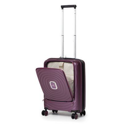 Чемодан ручная кладь S полипропилен фиолет 55х38х20/35л/2.8кг/Snowball 35203-20 purple фото