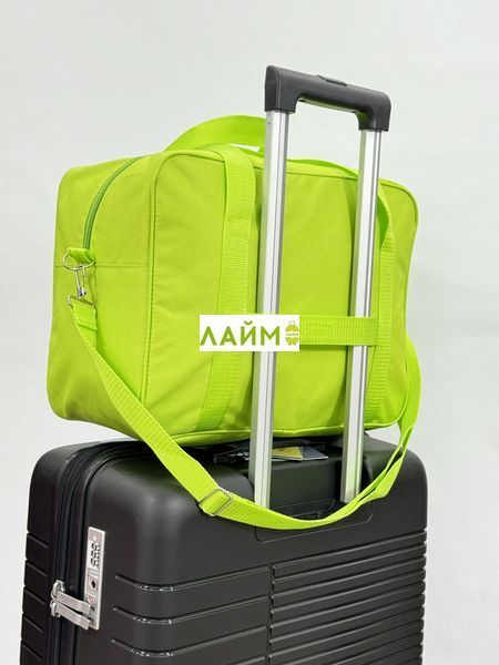 Сумка(ручна поклажа) Польща салатова 40х30х20см/24л/0.5кг/Fly 0234 0234 limon green фото