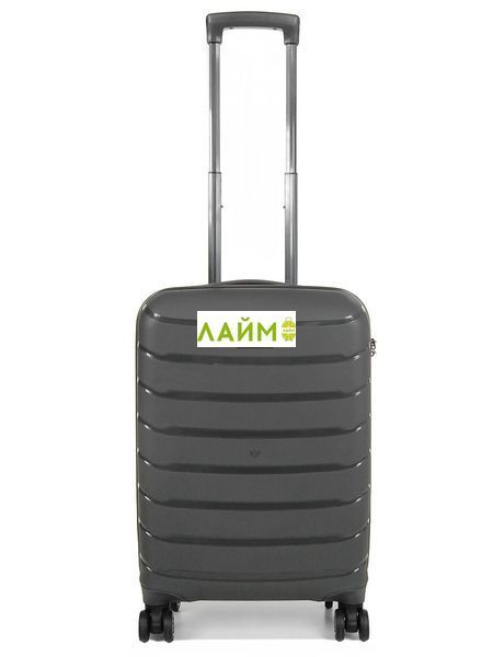Чемодан ручная кладь S полипропилен серый 55х37х20см/36л/2.8кг/Snowbal 61303-20 dark grey фото