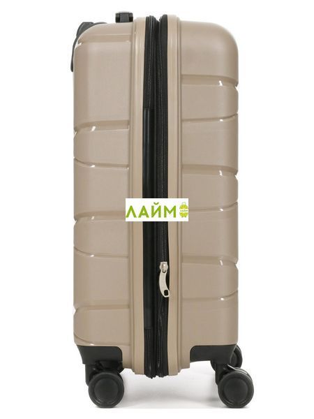 Чемодан малый S полипропилен беж 55х38х24(+5)см/49л/3кг/Worldline 289 289-20 champagne фото