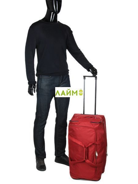 Сумка на колесах середня M червона 65х30х32/59л/2.5кг/Madisson 214-62 214-62 red фото
