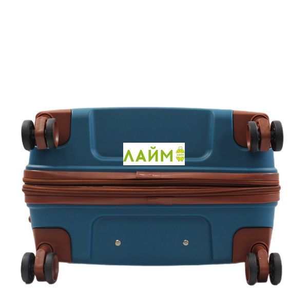 Чемодан малый S полипропилен синий 55х37х23+5/48л/2.9кг/Worldline 293 293-20 blue фото